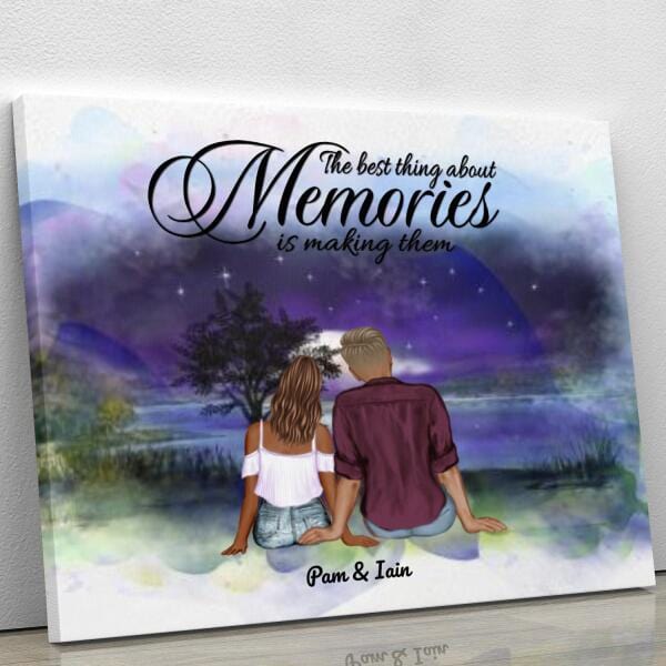 The Best Thing About Memories Canvas Print